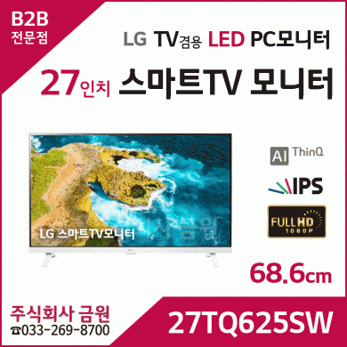 LG 27인치 TV겸용 모니터 27TQ625SW