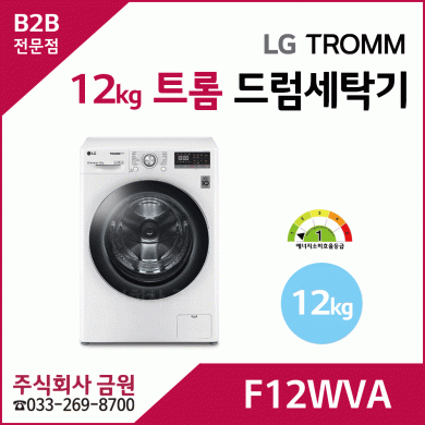 LG 12kg 트롬 드럼세탁기 F12WVA