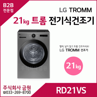 LG 트롬 오브제컬렉션 21kg 전기식 건조기 RD21VS