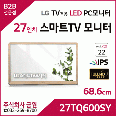 LG 27인치 TV겸용 모니터 27TQ600SY