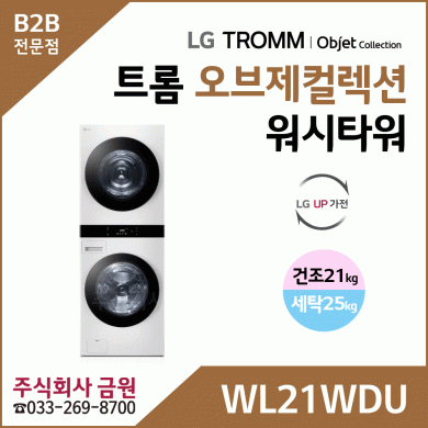 LG 트롬 오브제컬렉션 워시타워 WL21WDU