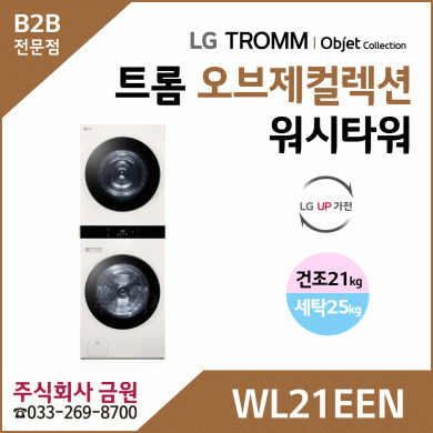 LG 트롬 오브제컬렉션 워시타워 WL21EEN