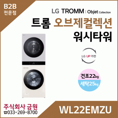 LG 트롬 오브제컬렉션 워시타워 WL22EMZU