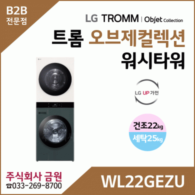 LG 트롬 오브제컬렉션 워시타워 WL22GEZU