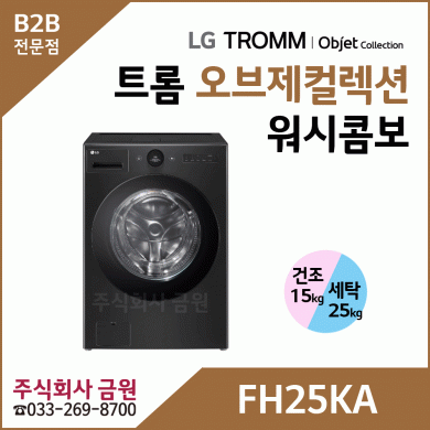 LG 트롬 오브제컬렉션 콤비타워 FH25KA