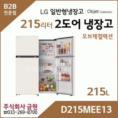 LG 2도어 일반냉장고 D215MEE13
